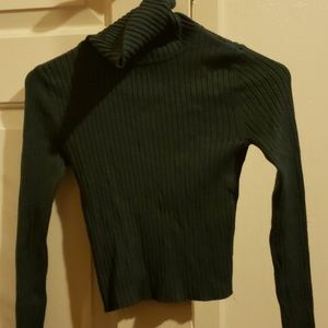 Wet Seal medium green turtleneck
